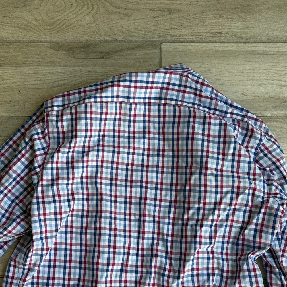 Banana Republic Red and Blue Plaid Shirt